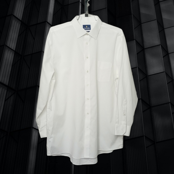 George Classic Fit Dress Shirt Size XL - Picture 1 of 7